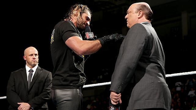 Seth Rollins is prepared for Paul Heyman on Monday Night Raw