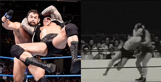 WWE history: Wrestler hit a perfect RKO in a 1950s match (video)