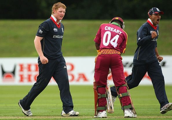 Ben Stokes during the 2010 World Cup