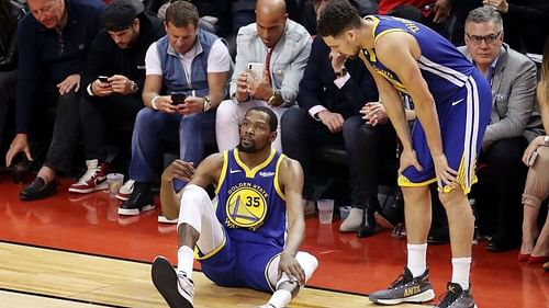 Putting his health on the line in doing so, the Warriors may have won the game to force a Game 6, but Durant would rupture two things: his Achilles and most likely the Knicksâ opportunity to land him in the offseason.