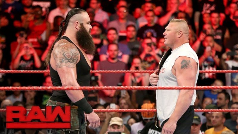 Braun Strowman and Brock Lesnar