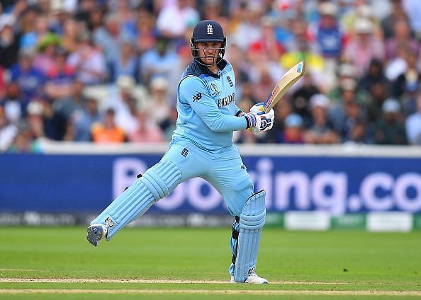 Jason Roy in action for England - Australia v England - ICC Cricket World Cup 2019 Semi-Final