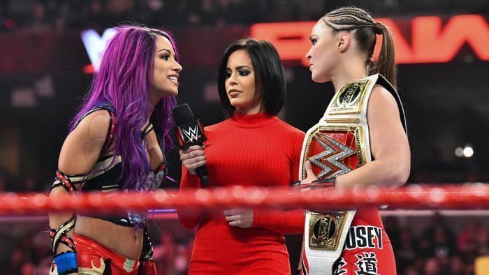 Sasha Banks battled Ronda Rousey at Royal Rumble 2019