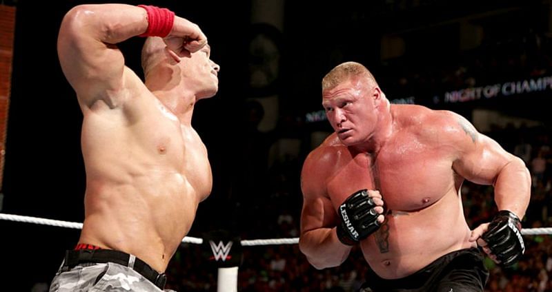 John Cena and Brock Lesnar