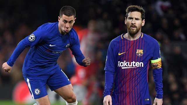 Eden Hazard and Lionel Messi enjoyed a great campaign with their respective clubs last season
