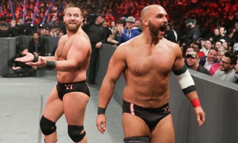 The Revival beat Hawkins and Ryder for the tag team championships