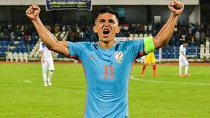 Indian Football news: Sunil Chhetri becomes the second highest active goalscorer in international football