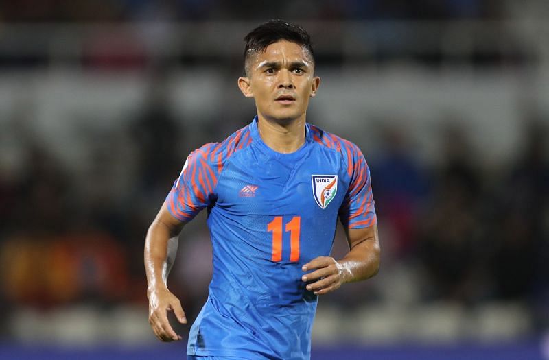 Sunil Chhetri was exceptional during the game, as usual