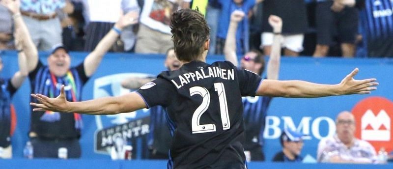 Montreal Impact midfielder Lassi Lappalainen was voted the Major League Soccer Player of the Week for the 21st week of the 2019 MLS season.