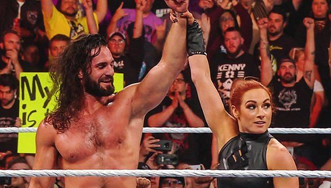 WWE's Becky Lynch and Seth Rollins on How They Overcome Career Jealousy in  Their Relationship (Exclusive)