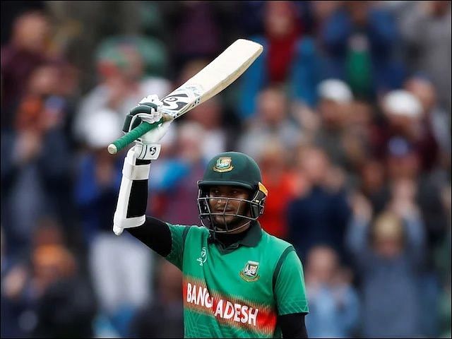 Shakib shined with both the ball and bat for Bangladesh