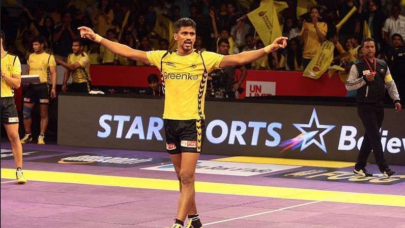 Nilesh Salunkhe played for Telugu Titans last year