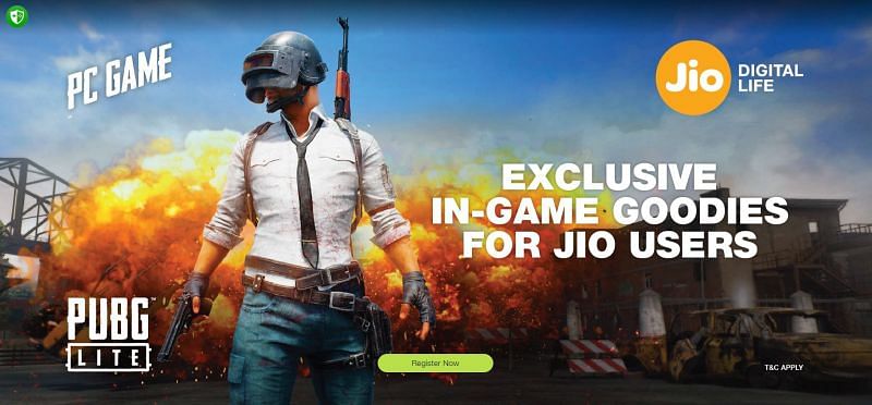 Reliance JIO users to get free in-game items in PUBG Lite