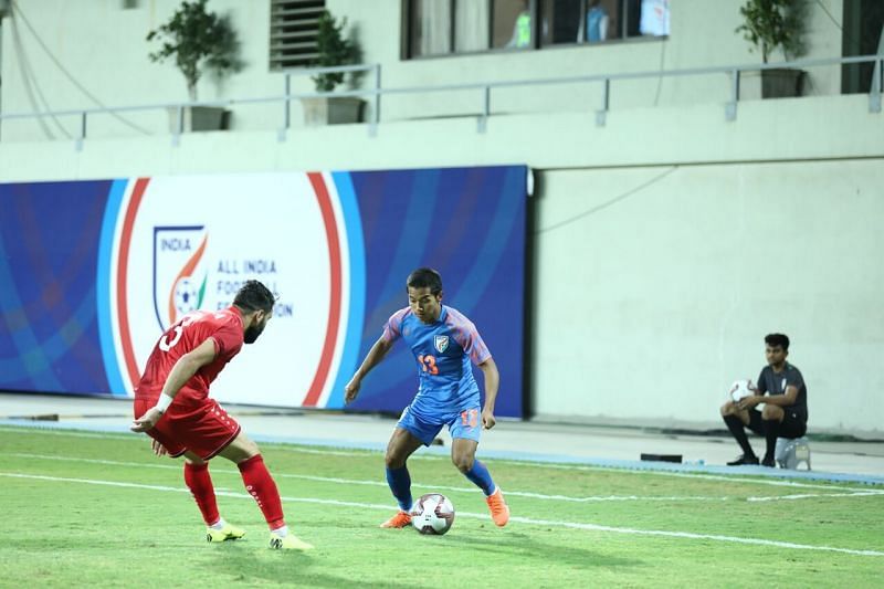 Lallianzual Chhangte was the best attacker on the field for India.