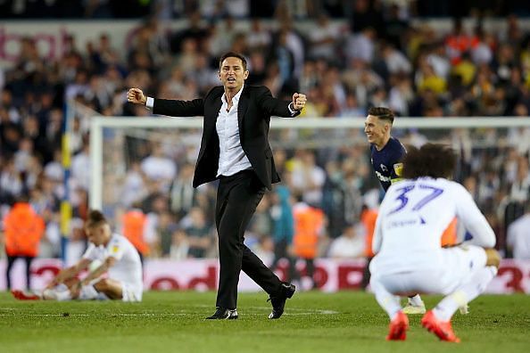 Lampard had a good first season in management in charge of Derby County