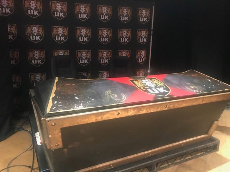 The NXT UK Commentary table