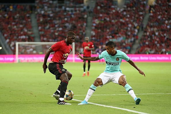 Dalbert had a torrid evening facing Wan-Bissaka