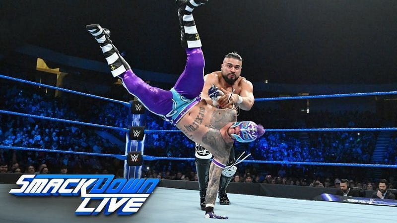 Andrade and Rey Mysterio competed in a series of matches on SmackDown Live.