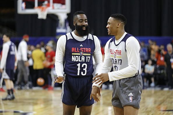 Long-time OKC stalwart Russell Westbrook will join forces with former teammate and friend James Harden
