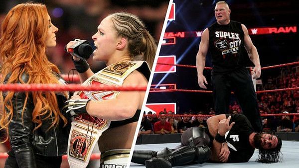Ronda Rousey and Brock Lesnar could run Monday Night RAW