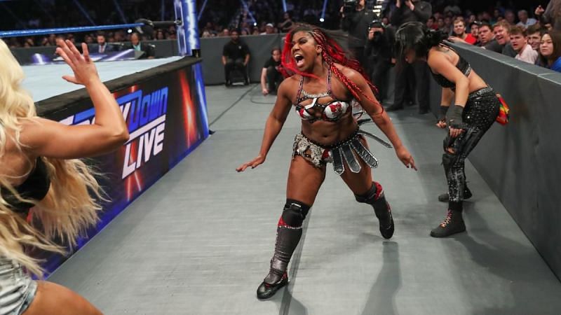 Ember Moon hasn&#039;t had it very easy on the blue brand