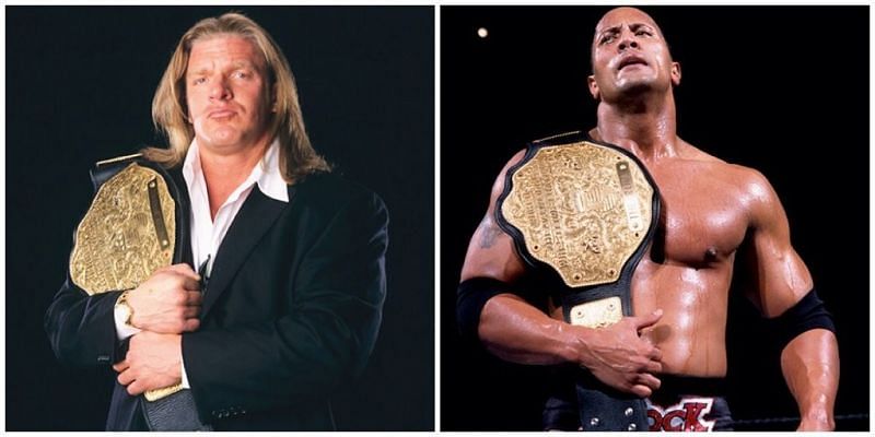 Triple H and the Rock dominated the Attitude Era along with Steve Austin.