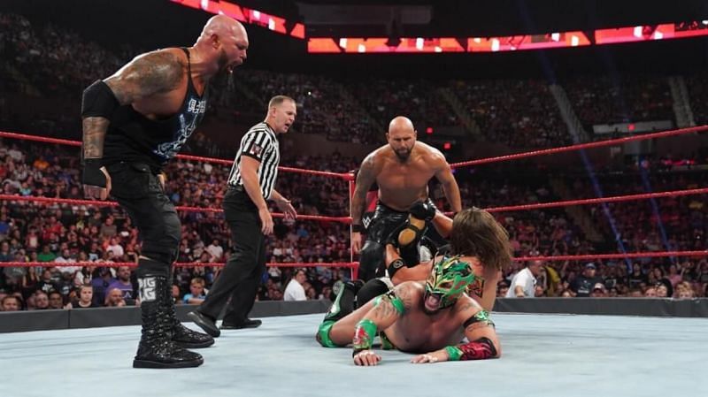 Kalisto was the one in the frame for his team last night on Raw