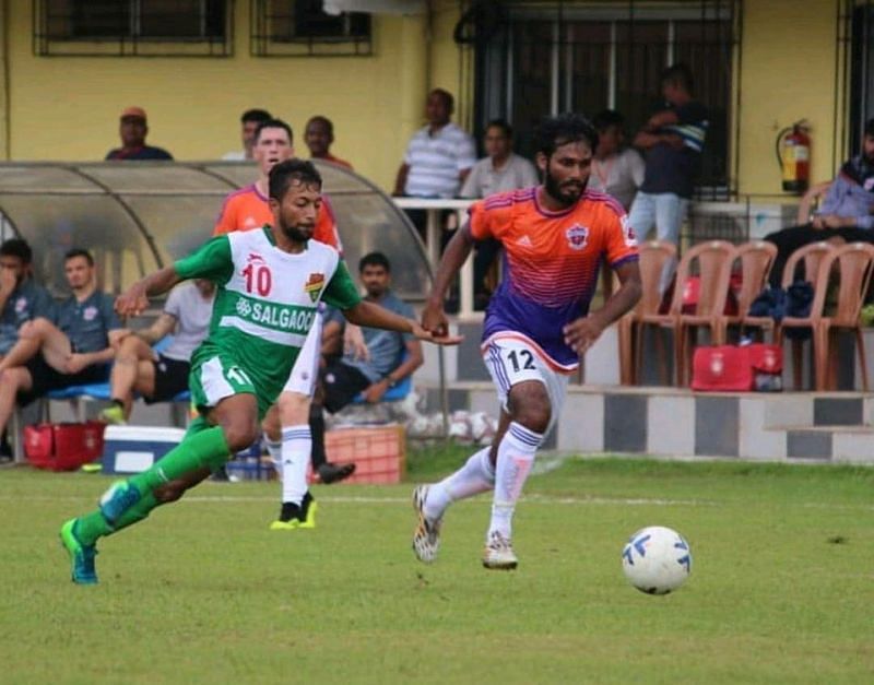 Oliviera scored to put Salgaocar ahead against Pune City in the AWES Cup.