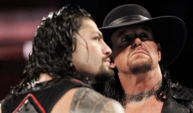 The Undertaker and Roman Reigns feuded heading into WrestleMania 33.
