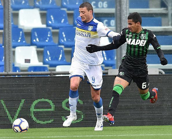 Rogerio had spent his time at Sassuolo on loan