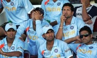 The Indian team at the 2007 World Cup