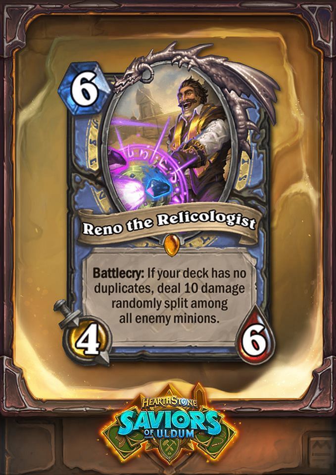 Reno is a Mage Legendary this time