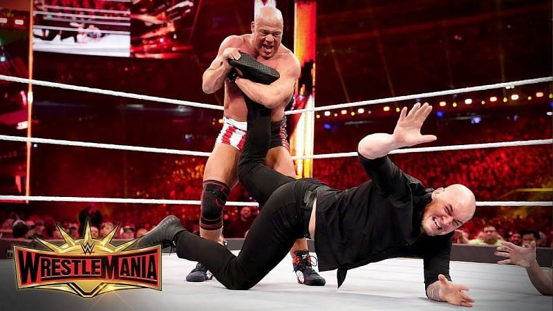 Angle lost to Baron Corbin at WrestleMania