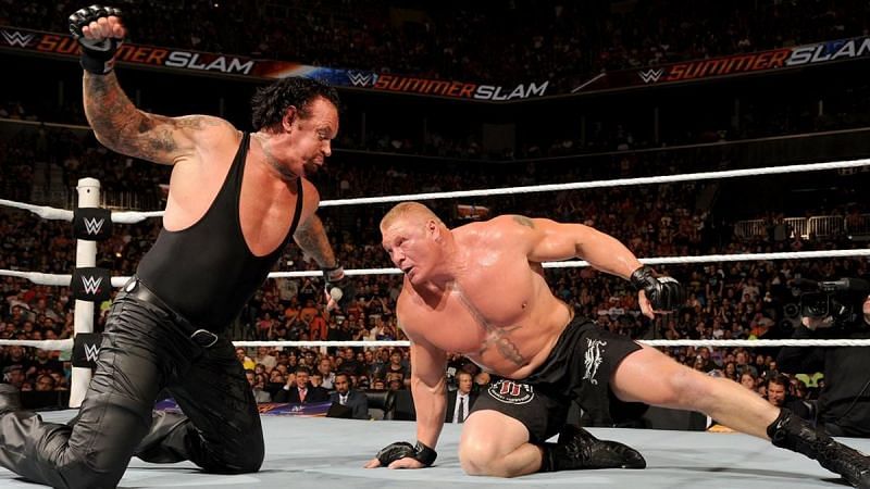 The Deadman conquered Lesnar at Summerslam four years ago, but who does will he face this year?