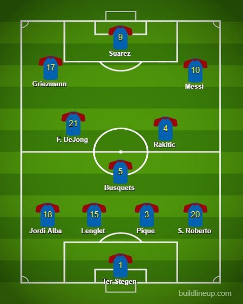 Griezmann could slot in out wide in a classic 4-3-3