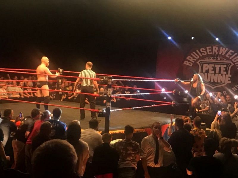 The Imperium Vs. British Strong Style feud continues in the dark match main event