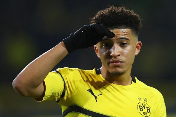 Jadon Sancho impressed with Borussia Dortmund last season