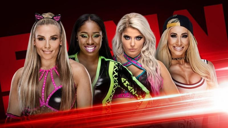 Natalya, Naomi, Alexa Bliss and Carmella all vie for a SummerSlam title shot