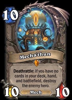 A 1/1 Mecha&#039;thun for 1 mana is certainly easier to kill