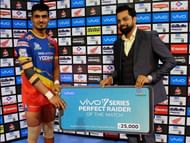 UP Yoddha used their FBM card on Shrikant Jadhav at 68 lakhs.