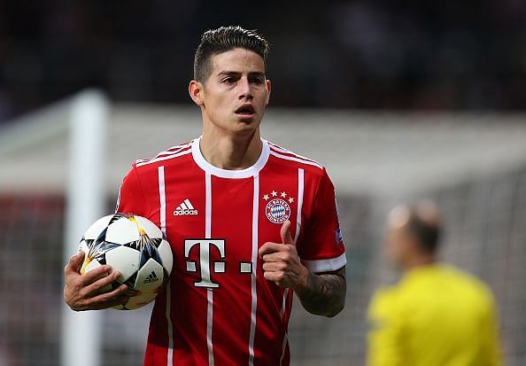 James Rodriguez could leave for Atletico Madrid.