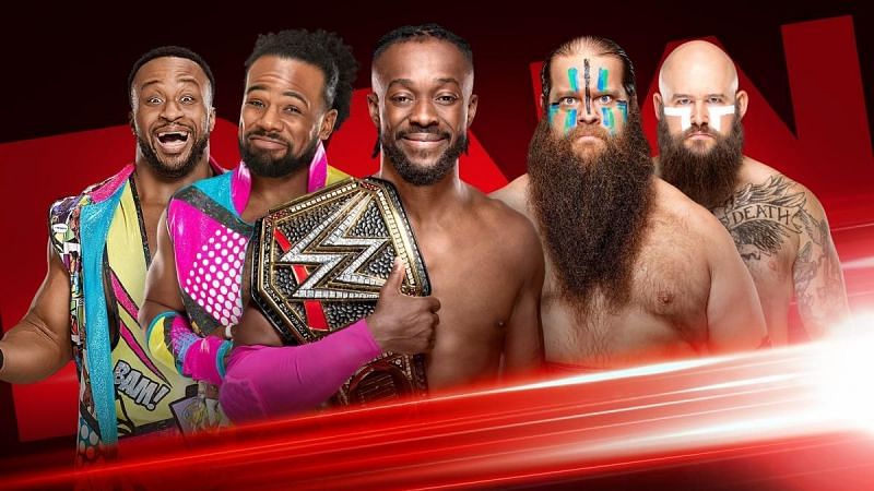 The New Day take on the undefeated Viking Raiders