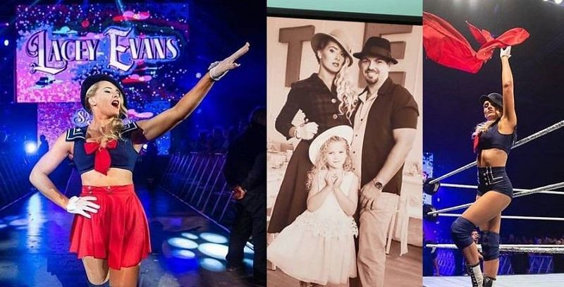 WWE Superstar Lacey Evans is a true family woman as well as an extremely athletic sports-entertainer