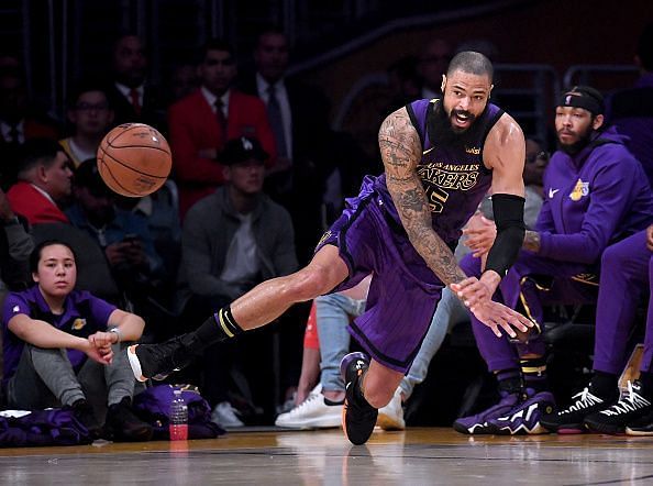 Tyson Chandler spent the 18-19 season as the Lakers&#039; backup center