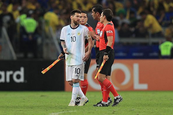 Copa America: Brazil vs Argentina referee responds to Lionel Messi's comments, explains decisions during the game