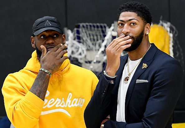 Los Angeles Lakers introduce Anthony Davis