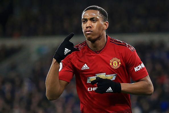 Anthony Martial impressed once again for United against Spurs
