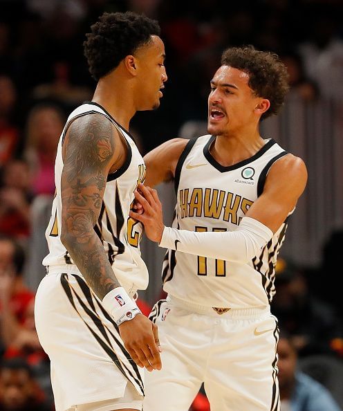 Trae Young and John Collins