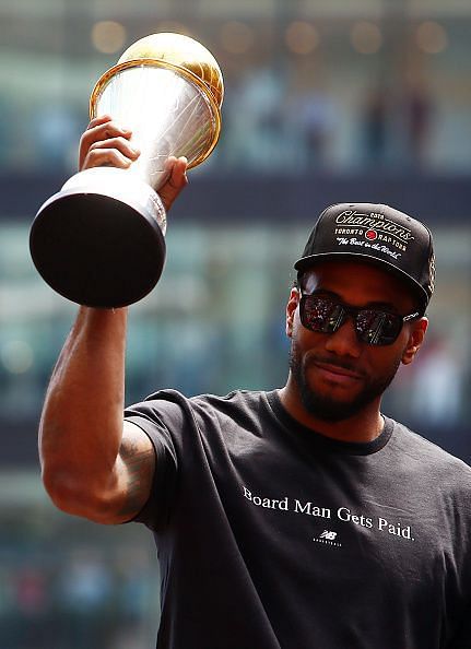 After winning the Raptors their maiden NBA title, Kawhi has moved on to greener pastures