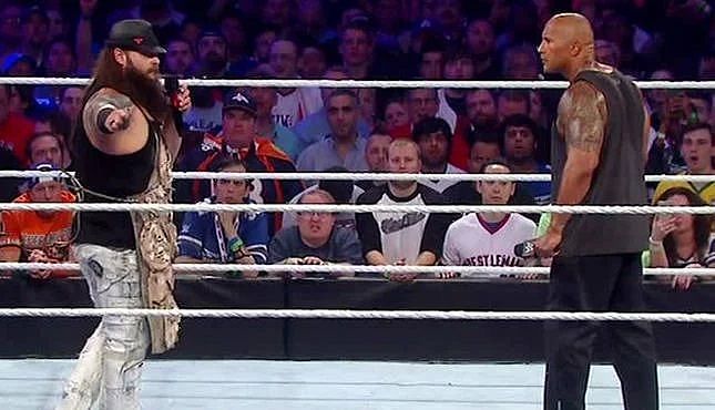 Bray Wyatt and The Rock